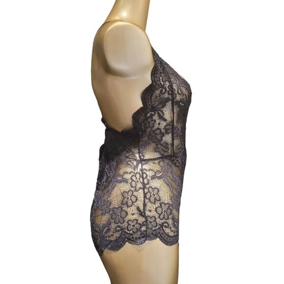 Brand New Sexy Black Lingerie Bodysuit Teddy Size: M - Picture 3 of 4